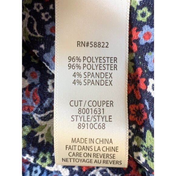 Max Studio Womens Floral Smock Granny Maxi Dress Size M Ditsy 8048 NWT Tiered - Picture 11 of 13